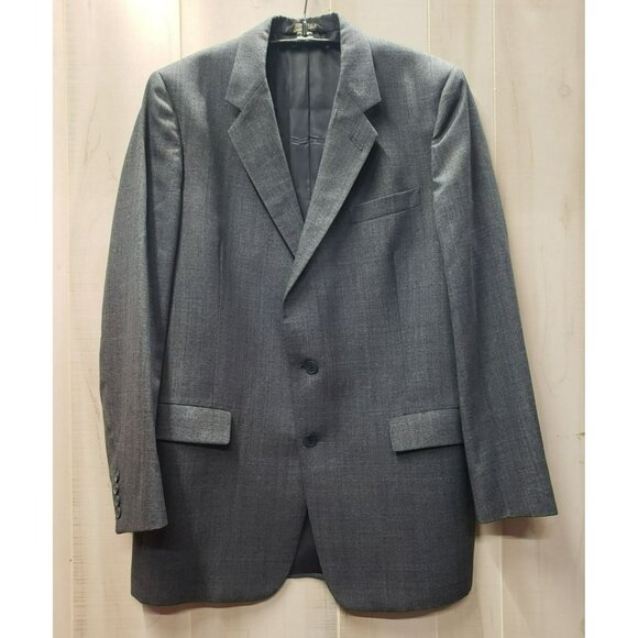 Christian Dior Monsieur Gray Wool Blazer Jacket, Single Vent, Broke Buttons READ - Picture 1 of 13